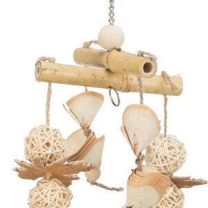 TRIXIE Naturspielzeug, Bambus/Rattan/Holz, 31 cm