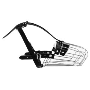 Muzzle King Metall - Maulkorb Hundemaulkorb Colli, Dobi 3 / Länge 14 cm / Umfang 33 cm