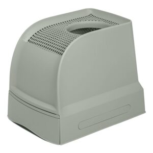 (B-WARE) Haubentoilette Katzentoilette mit ausziehbarer Schublade und Einstieg von oben 56 x 40 x 43,5 cm Grün