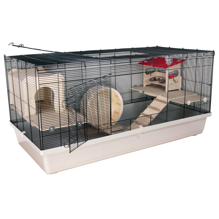 maeusekaefig hamsterkaefig nagerkaefig borneo xl deluxe inkl zubehoer 119 x 59 x 57 cm