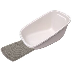 Sparpack XXXL Katzentoilette ASEO GIANT mit großer Vorlegematte