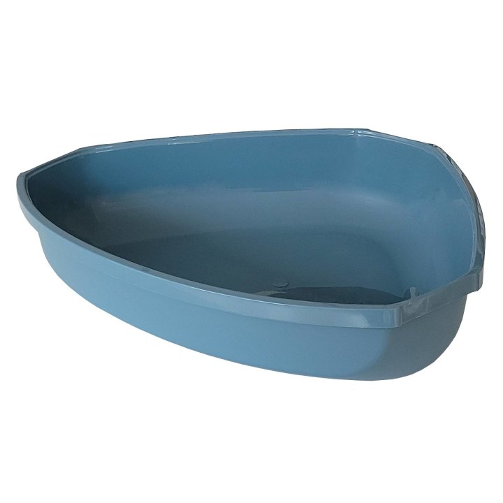 unterschale ersatzschale fuer katzentoilette eck toilette nestor corner blau