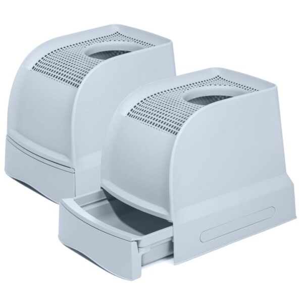 2er Sparpack Katzentoilette mit ausziehbarer Schublade und Einstieg von oben 56 x 40 x 43,5 cm... (22,50 € pro 1 Stück)