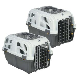 2er Sparpack Transportbox Hundebox Katzenbox SKUDO 2 OPEN (30,00 € pro 1 Stück)