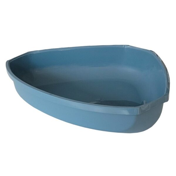 Unterschale Ersatzschale für Katzentoilette Eck-Toilette NESTOR CORNER blau