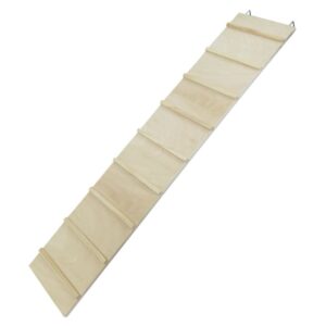 Holzleiter Nagertreppe Nagerleiter WEGA 85 x 18 x 1 cm aus unbehandeltem Sperrholz